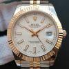 Rolex DateJust 41mm 126333 YG Wrapped White Dial SS/YG Jubilee Bracelet A2824