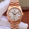 Rolex Day-Date 40mm 228235 RG Noob White Dial Roman Markers RG Bracelet A3255