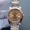 Rolex DateJust 41mm 126333 Noob RG Wrapped RG Dial Diamonds Markers SS/RG Bracelet A3235